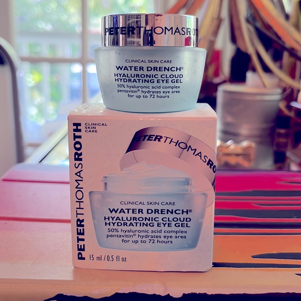 Peter Thomas Roth WATER DRENCH Hyaluronic Cloud Hydrating EYE GEL F/S 0.5 Oz NIB